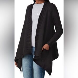 KF/KaufmanFranco swing cut open front cardigan